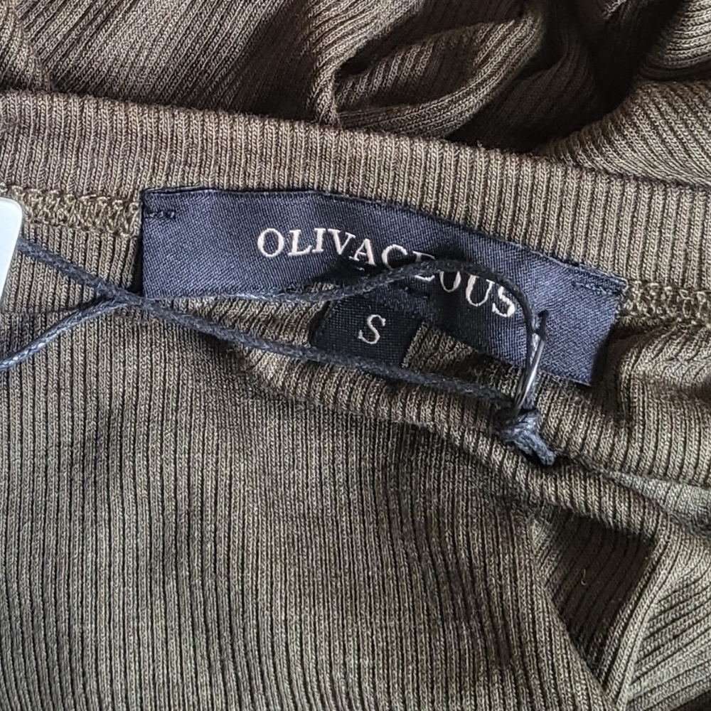 NWT Olivaceous Cropped Rayon Wrap Tee T Shirts Bulk Set of 3 sizes S M L - Picture 12 of 14